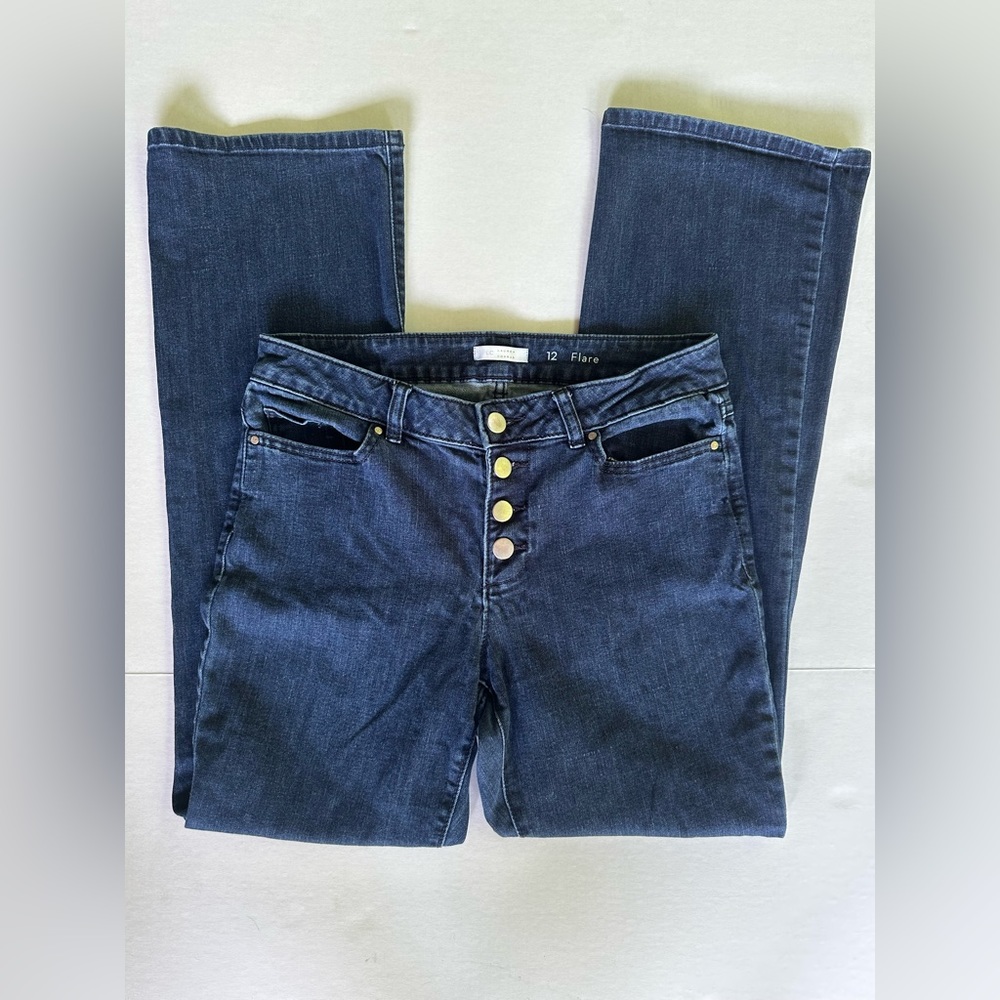 Lauren Conrad Denim Flare Jeans Size 12